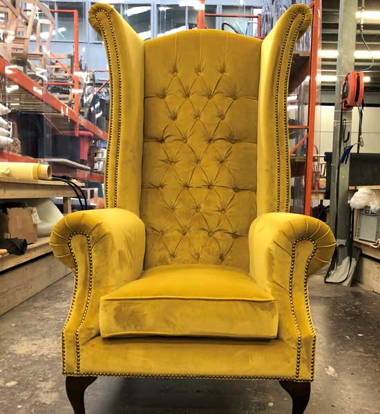 Custom made deals upholstered furniture