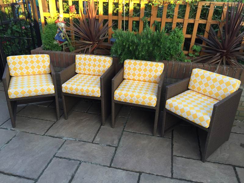 example of our garden upholstery