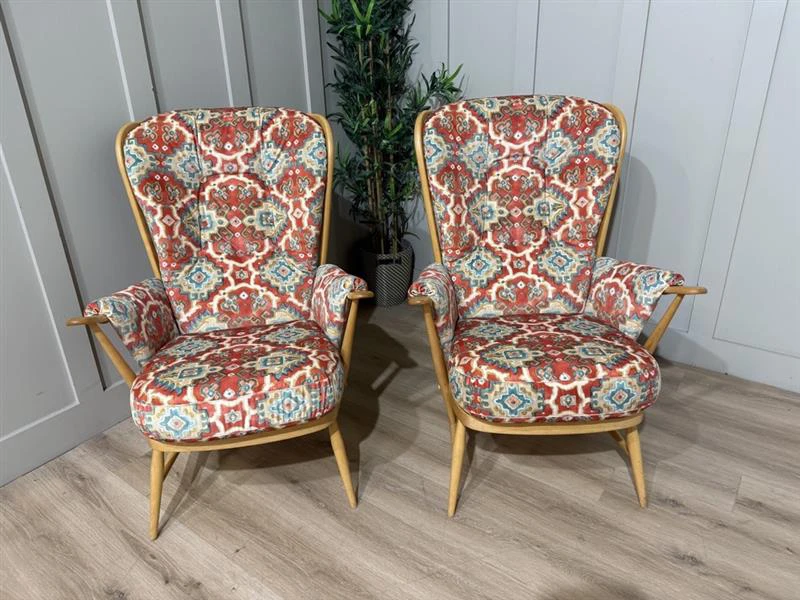 classic ercol armchairs
